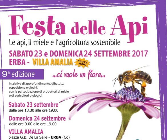 Festa delle api locandina 2017