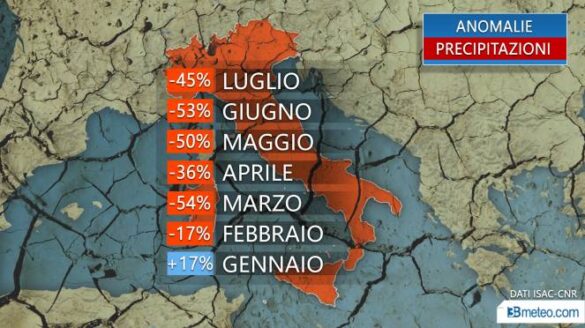 i deficit pluviometrici del 2017 secondo le elaborazioni dell isac cnr 3bmeteo 79414